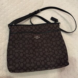 Coach Signature Crossbody File Bag